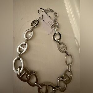White House Black Market Large Link Adjustable Necklace NWT